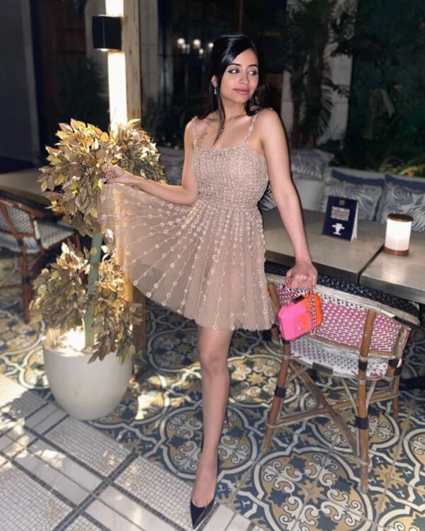 HAND EMBROIDERED 3D FLOWER DRESS